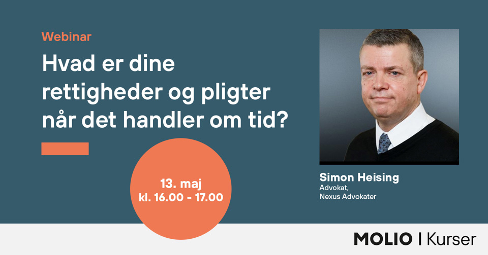 Webinar 1920X1006 Hvad Er Dine Rettigheder Og Pligter Når Det Handler Om Tid