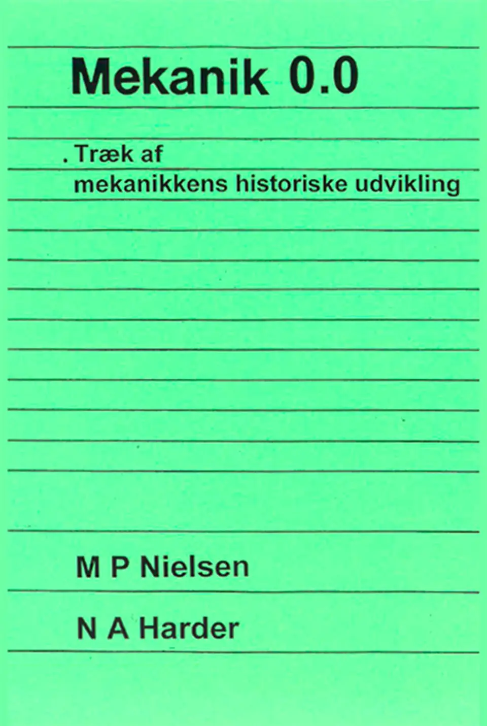 Mekanik 0.0 e-bog