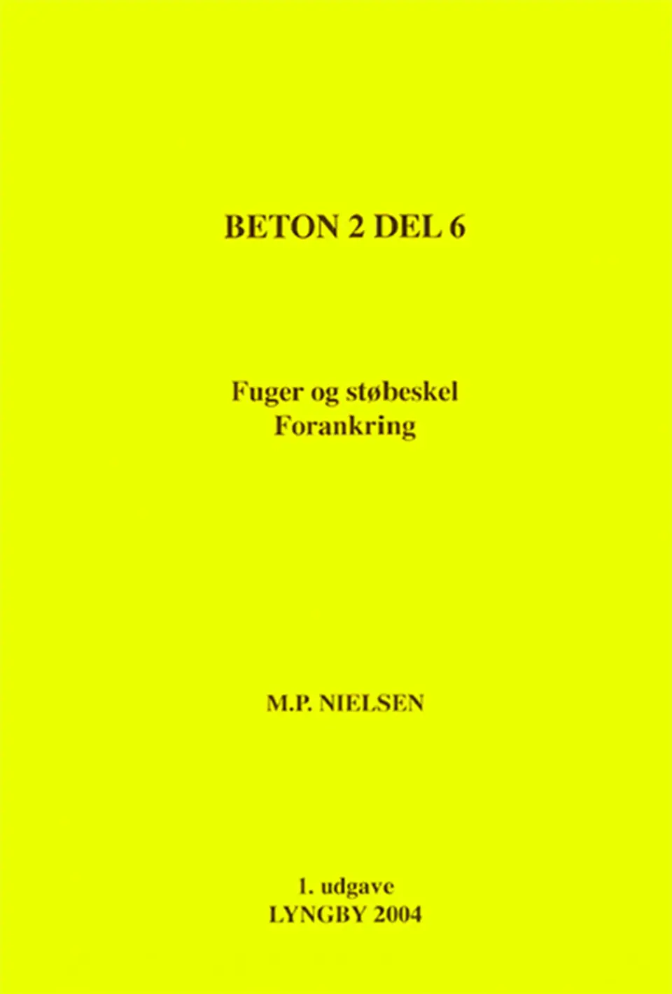 Beton 2. Del 6 e-bog