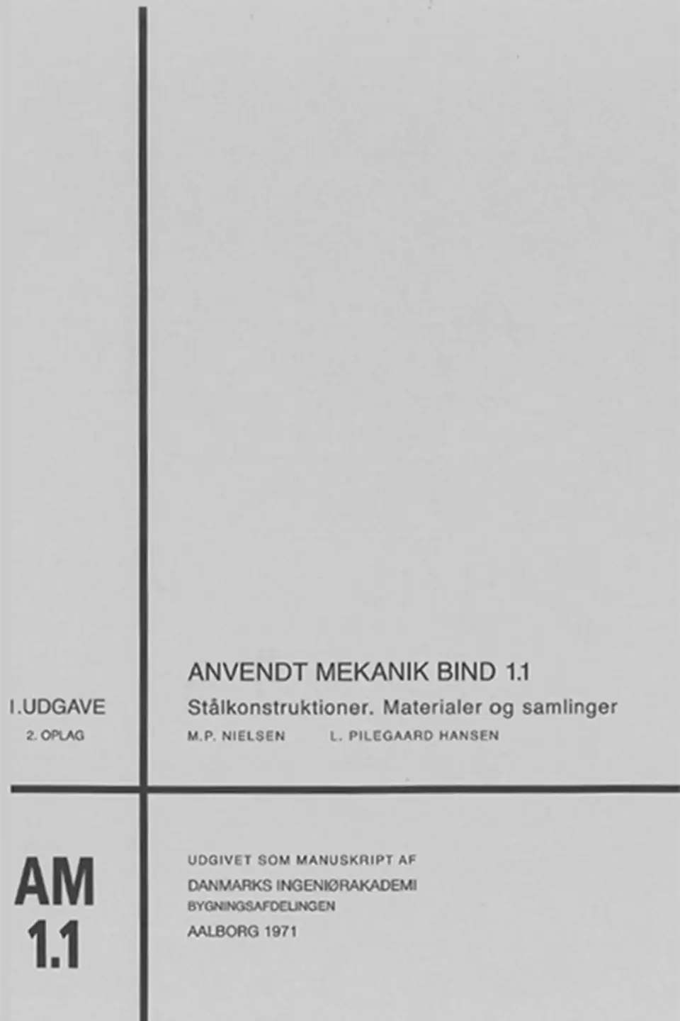 Anvendt mekanik. Bind 1.1 e-bog