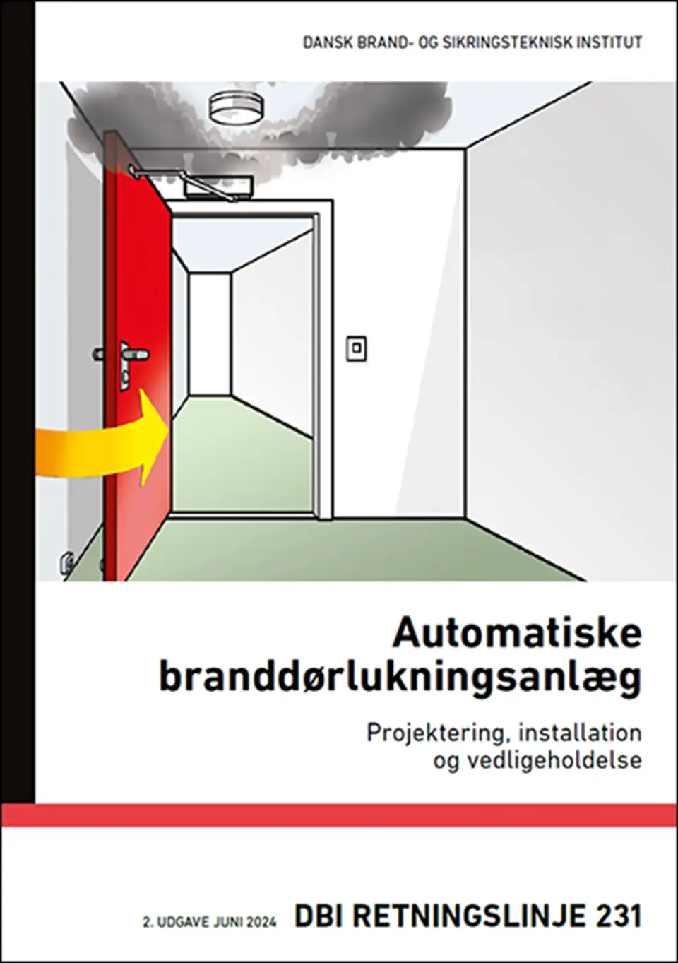 Automatiske branddørlukningsanlæg 2024 e-bog
