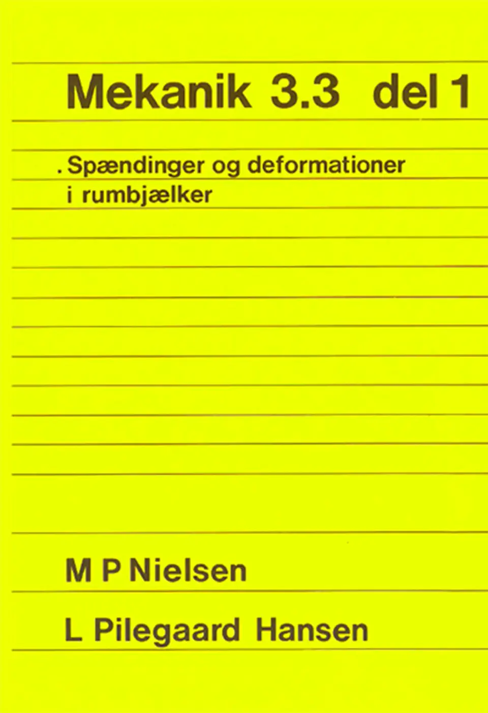 Mekanik 3.3. Del 1 e-bog
