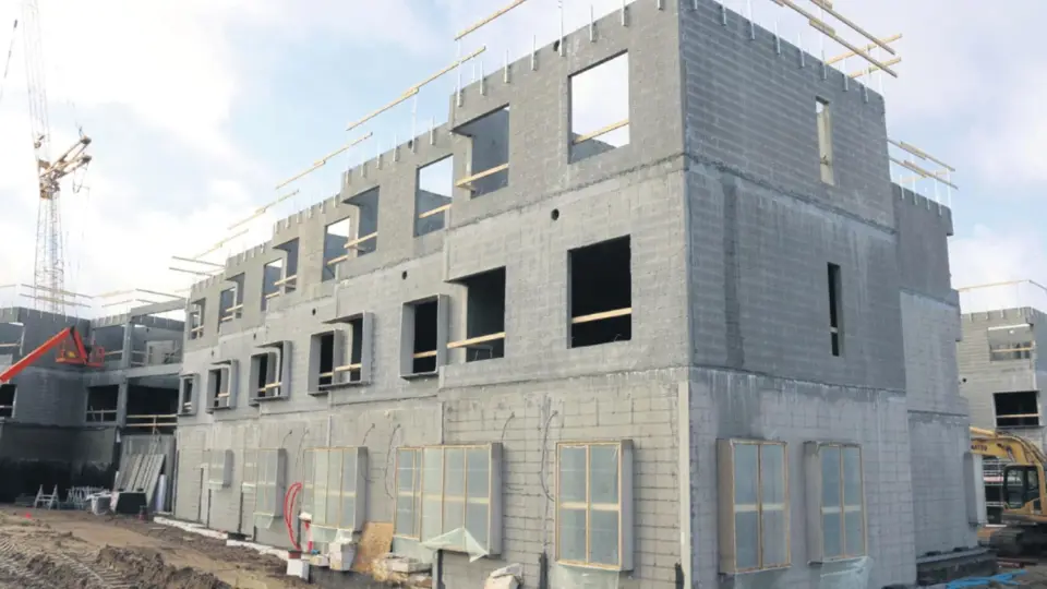 Beton Byggeri Byggeplads Presse