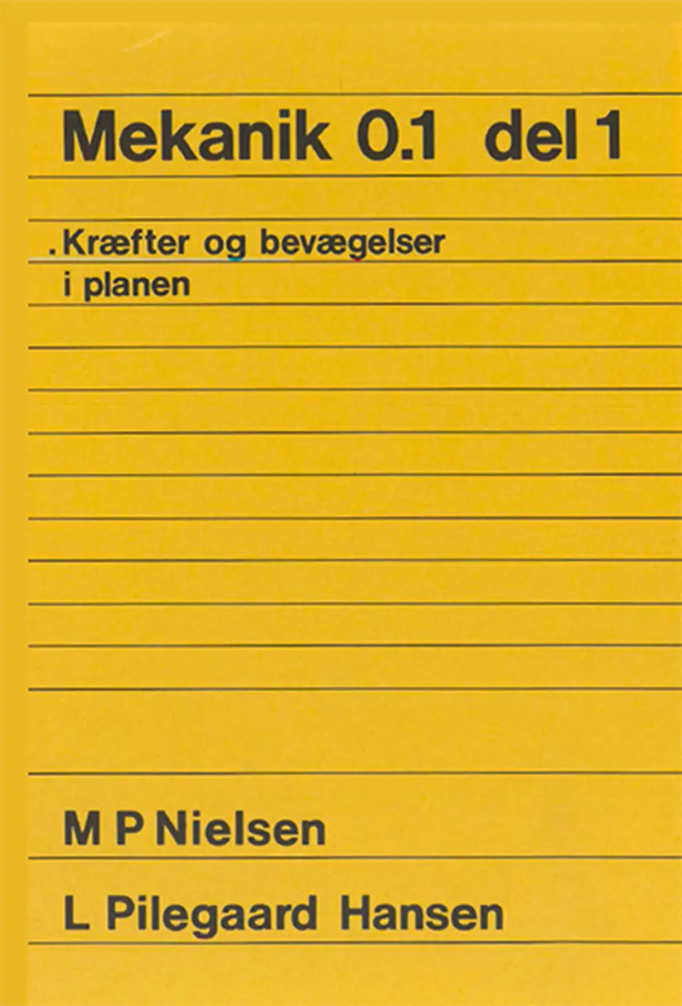 Mekanik 0.1. Del 1 e-bog