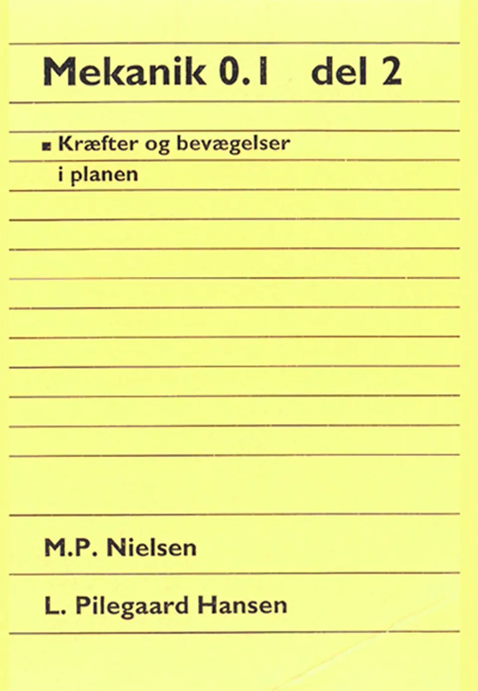 Mekanik 0.1. Del 2 e-bog